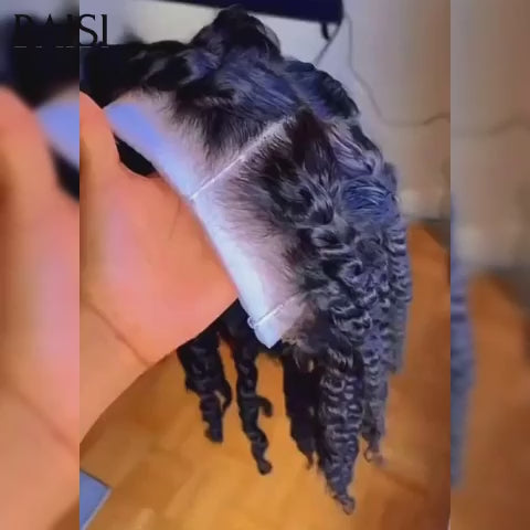 BAISI Perruques Full Lace 169€ avec Petite Natte Promo Bob À la mode et facile à assortir 100% comme indiqué sur la photo En cheveux humains