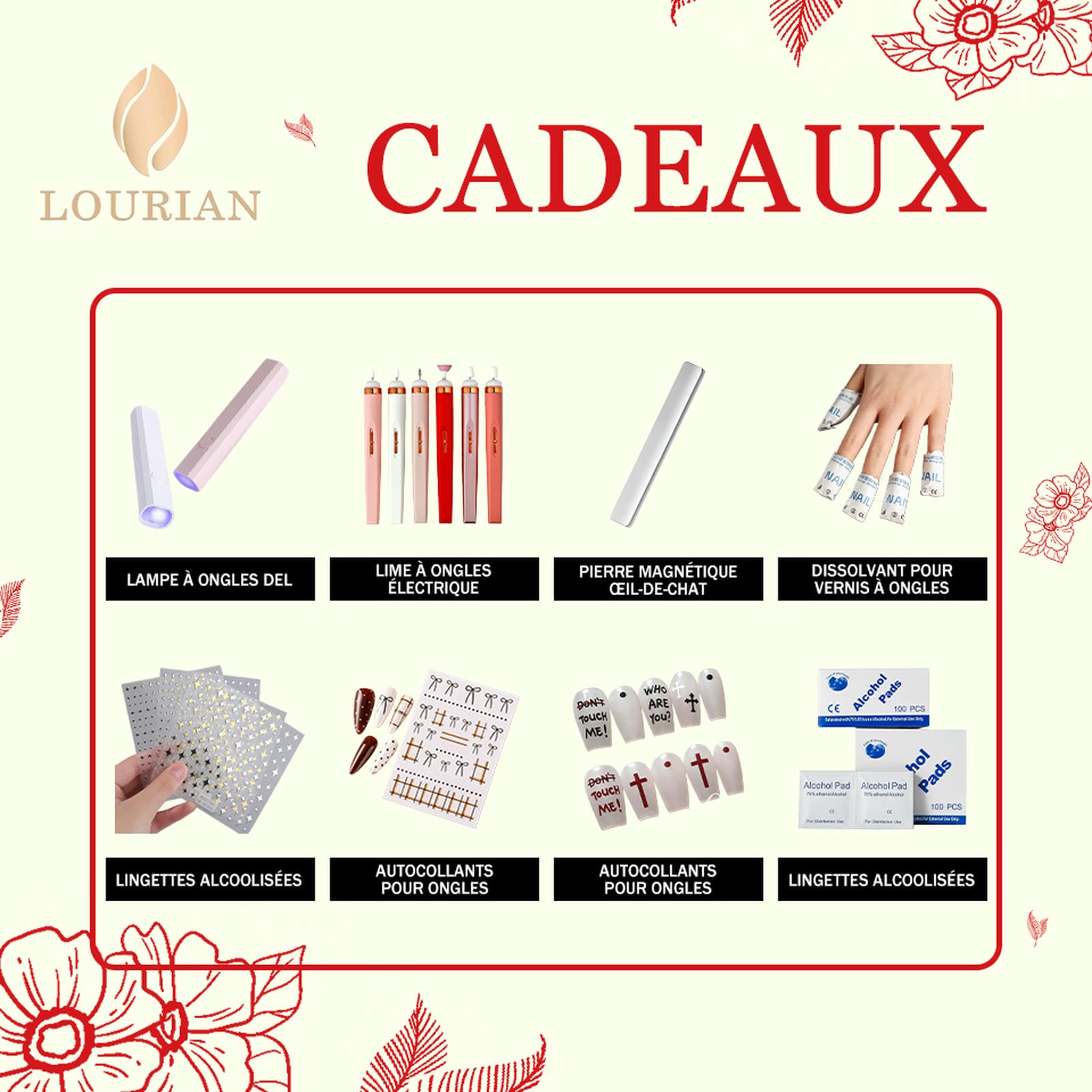 Promotion 4 Vernis à Ongles 49€ | Ruby Flame | Cat Eye | Bleu ciel nuage |rouge payette 18ml  Livraison 0€  ( CODE : V20)