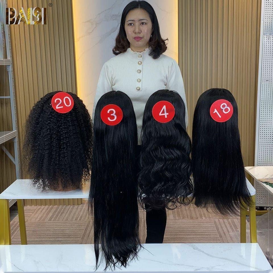 BAISI Livraison En 48H TVA 0€ Frontal 13X6 Perruque En Haut De Gamme En 100% Raw Hair