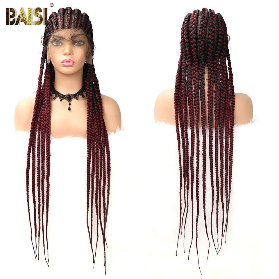 BAISI Full Lace Natte En Cheveux Synthétique