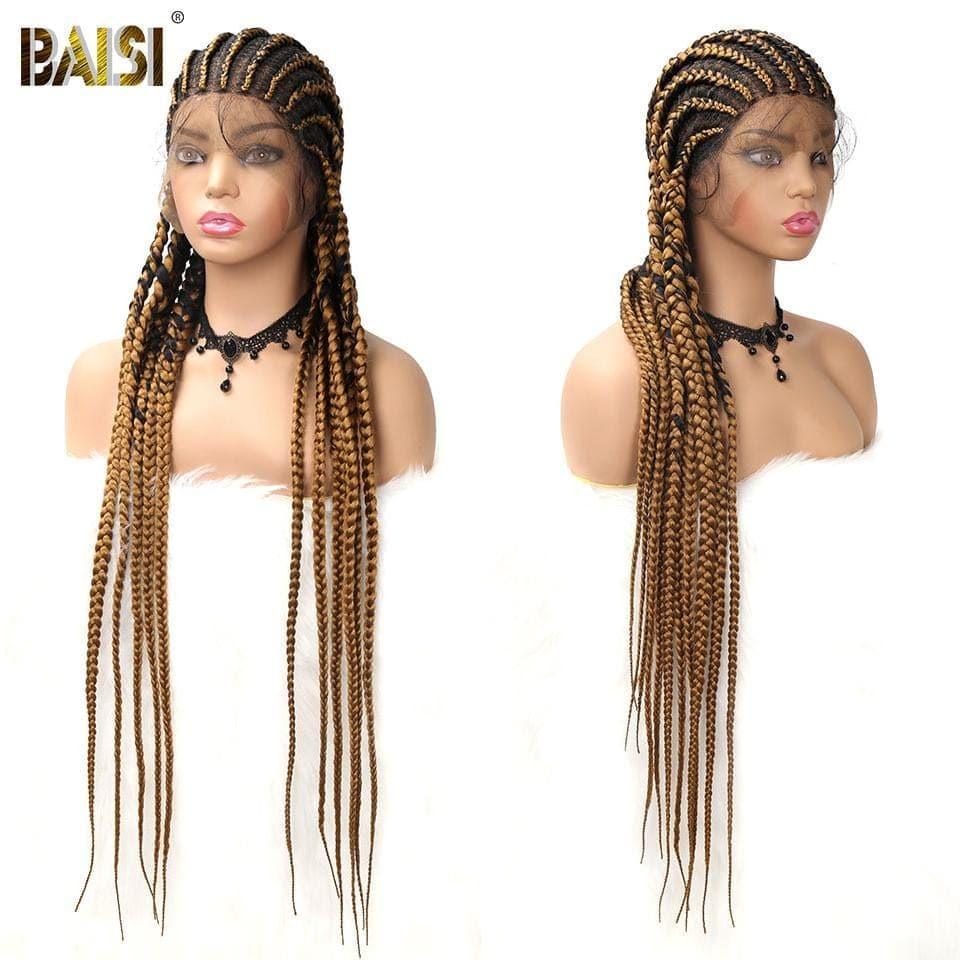 BAISI Full Lace Natte En Cheveux Synthétique