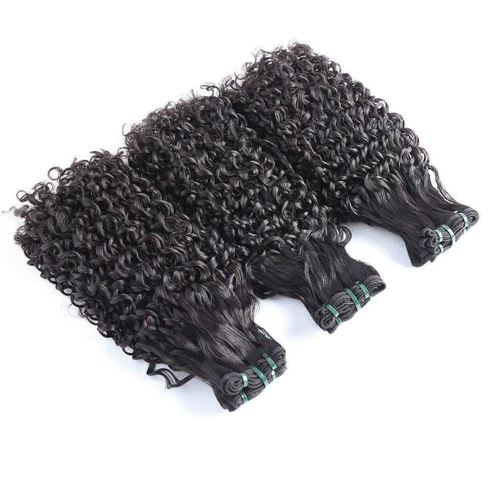 BAISI 15A Grade 3 Balls of Virgin Hair Weaves 100% Vietename Hair Double Drawn Fumi Hair Fumi Water