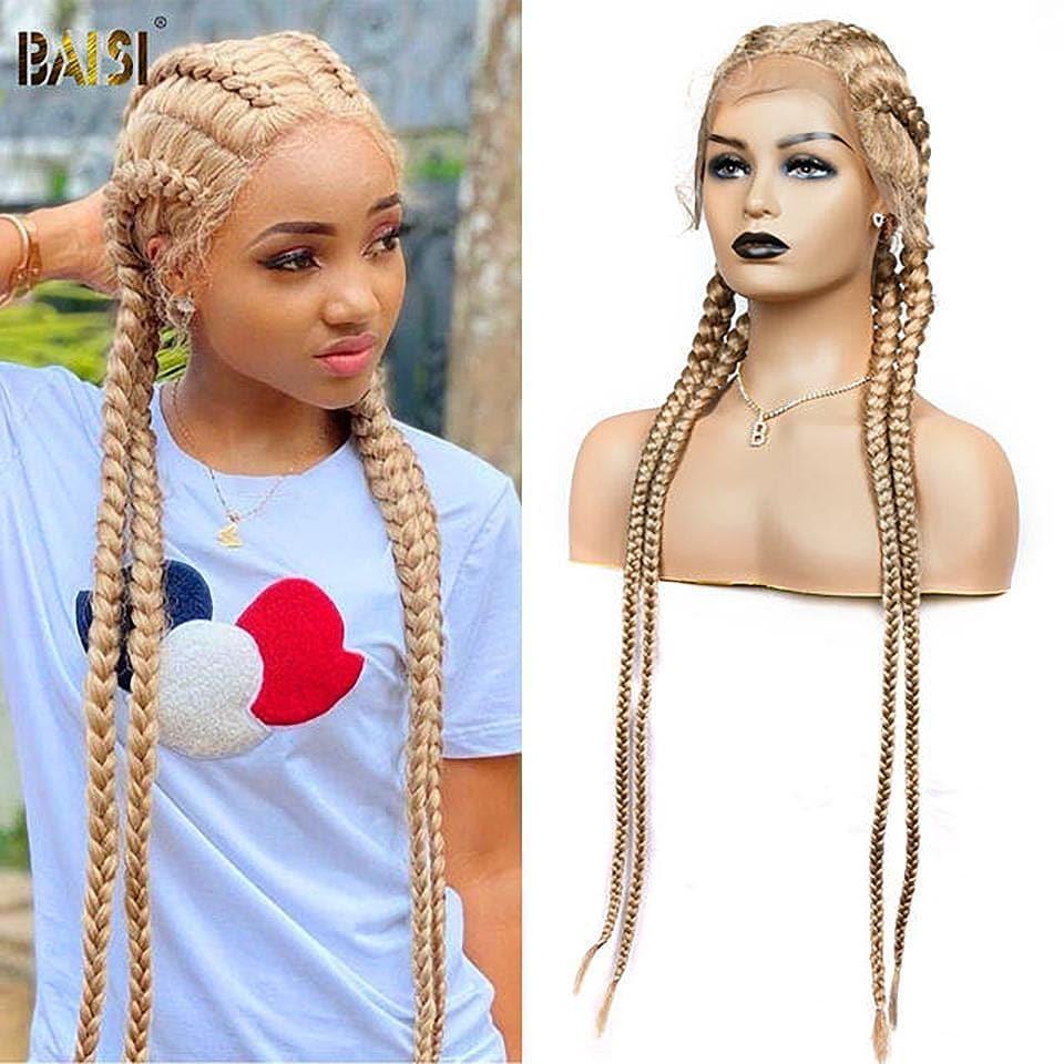 BAISI Achetez 2 perruques minimum au prix d'usine fournisseur NATTES DE 30 POUCES EN 100% Cheveux synthétiques (Pas Besoins De Code)