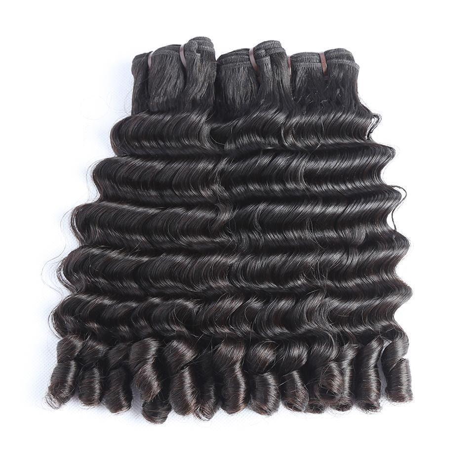 BAISI 15A Grade 3 Balls of Virgin Hair Weaves 100% Vietename Hair Double Drawn Fumi Hair Fumi Deep