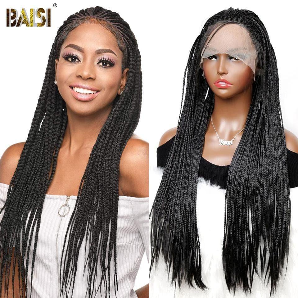 BAISI Box Braide Natte Longue En Cheveux Synthetiques 26 pouces