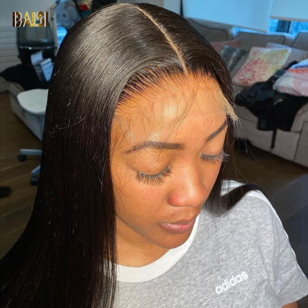 BAISI 4*4 HD Closure Perruque En 100% Cheveux Humains