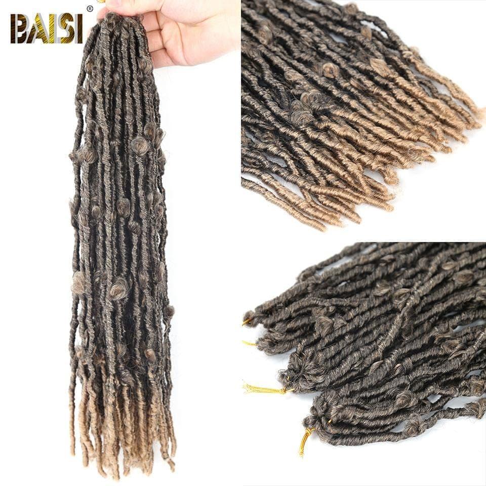 BAISI Passion Twist Braid Butterfly Locs Cabelo de crochê em cabelo 100% sintético