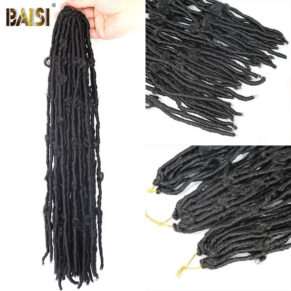 BAISI Passion Twist Braid Butterfly Locs Cabelo de crochê em cabelo 100% sintético