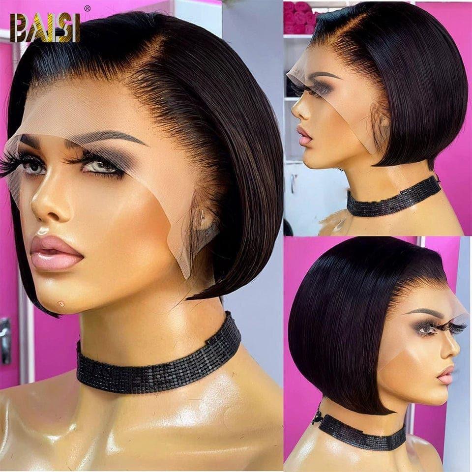 Pixie Frontale 13x4 lace tranparente 8 Pouce lisse Noir naturel 78€ D