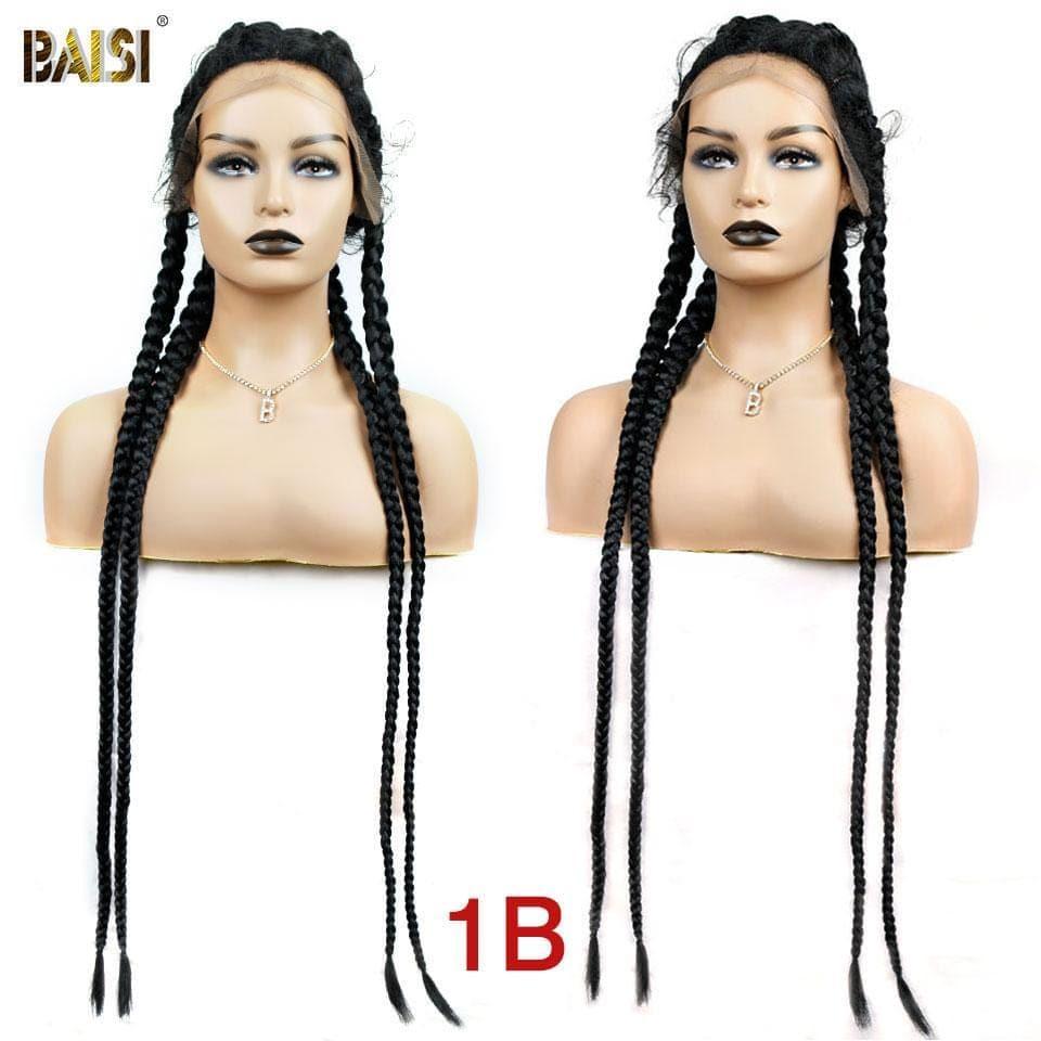BAISI Achetez 2 perruques minimum au prix d'usine fournisseur NATTES DE 30 POUCES EN 100% Cheveux synthétiques (Pas Besoins De Code)