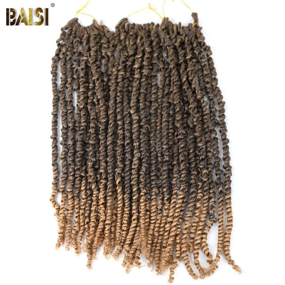 BAISI Bomb Twist Braid Gehäkelter Haarzopf aus 100% Kunsthaar