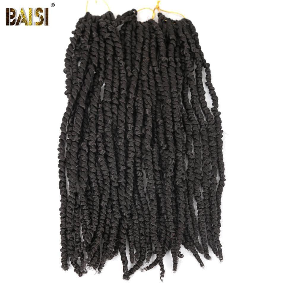 BAISI Bomb Twist Braid Gehäkelter Haarzopf aus 100% Kunsthaar