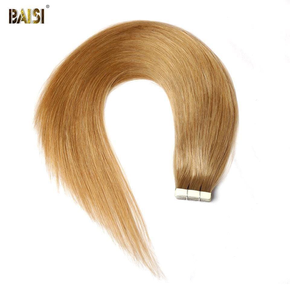 BAISI TAPE HAIR #27 In 100% Human Hair 20 Pieces and 100G Per Lot