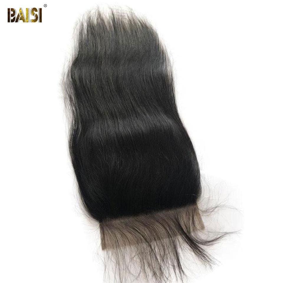 Baisi 10a tamanho de fechamento de renda 6*6 em cabelo 100% virgem, frete grátis