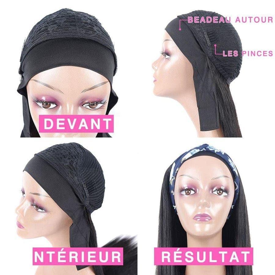 BAISI Achetez 2 perruques minimum au prix d'usine fournisseur Perruque Bandeau Bouclée Deep Wave Fabriquée A La Machine (Pas Besoin de Code)