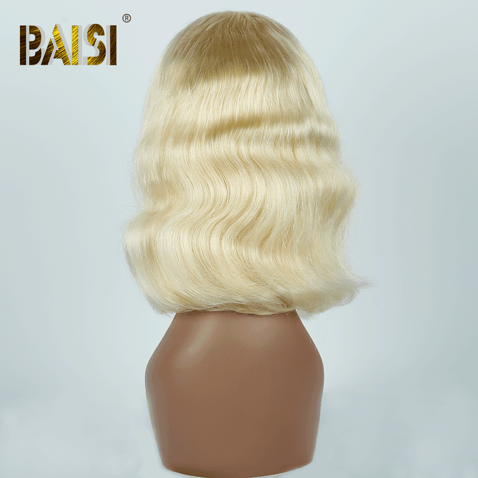 BAISI Nr. 613 Farbe 4X4 Lace Closure Perücken Blonde 180% Dichte Body Wave&Smooth
