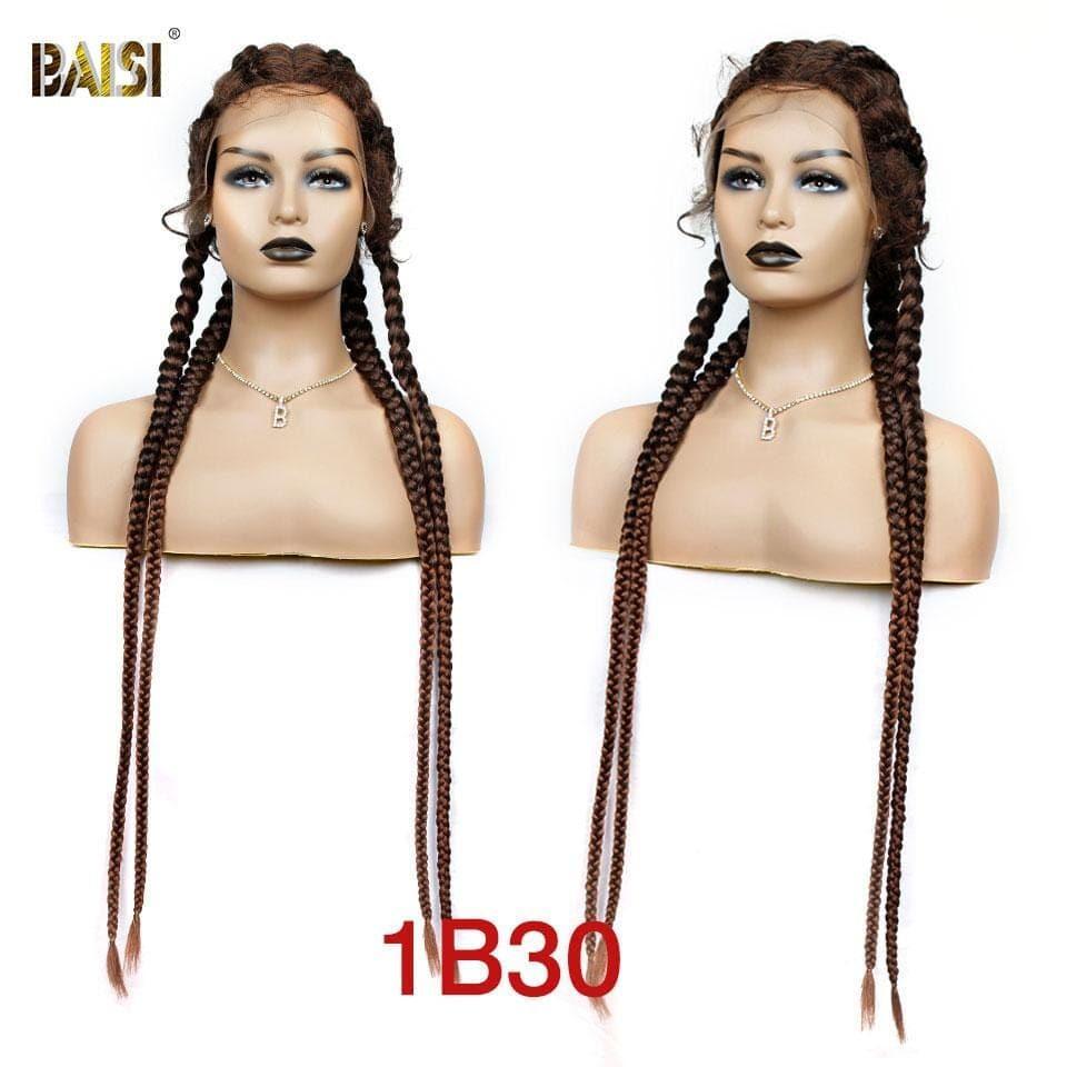 BAISI Achetez 2 perruques minimum au prix d'usine fournisseur NATTES DE 30 POUCES EN 100% Cheveux synthétiques (Pas Besoins De Code)