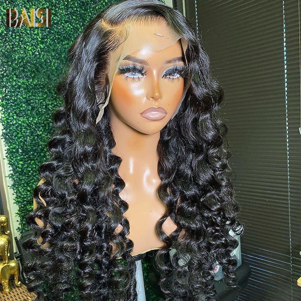 BAISI Achetez 2 perruques minimum au prix d'usine fournisseur 13x6 Lace Frontal Perruque Natural Wave en 100% Raw Hair