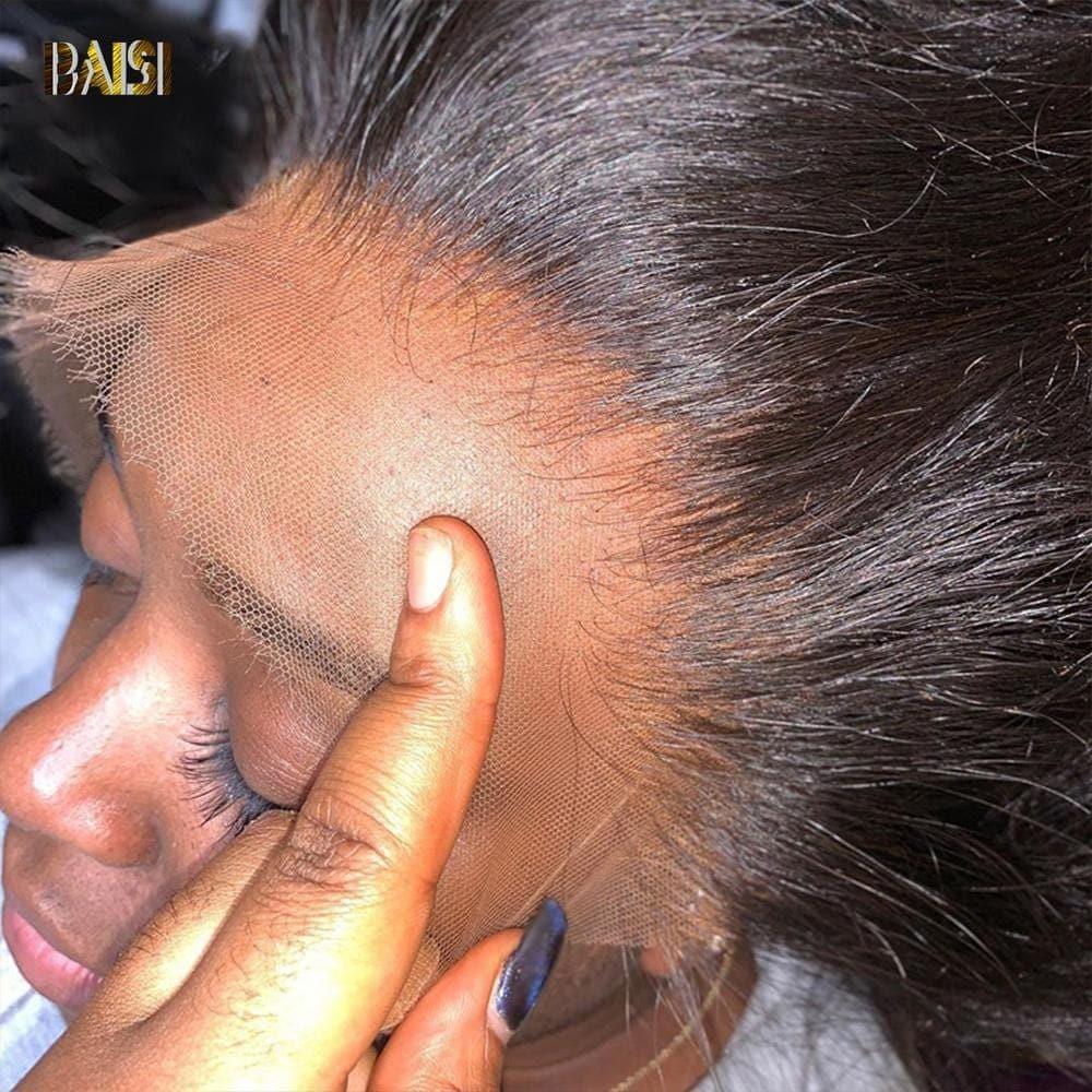 BAISI 13*4 HD Frontal Closure Human Hair Wig