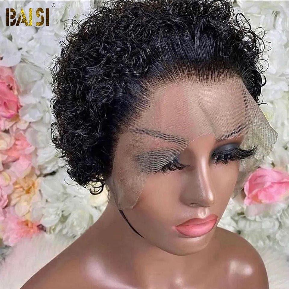 BAISI OLIVIA BOB curly en Couleur Marron ou NOIR 100% Cheveux Humains