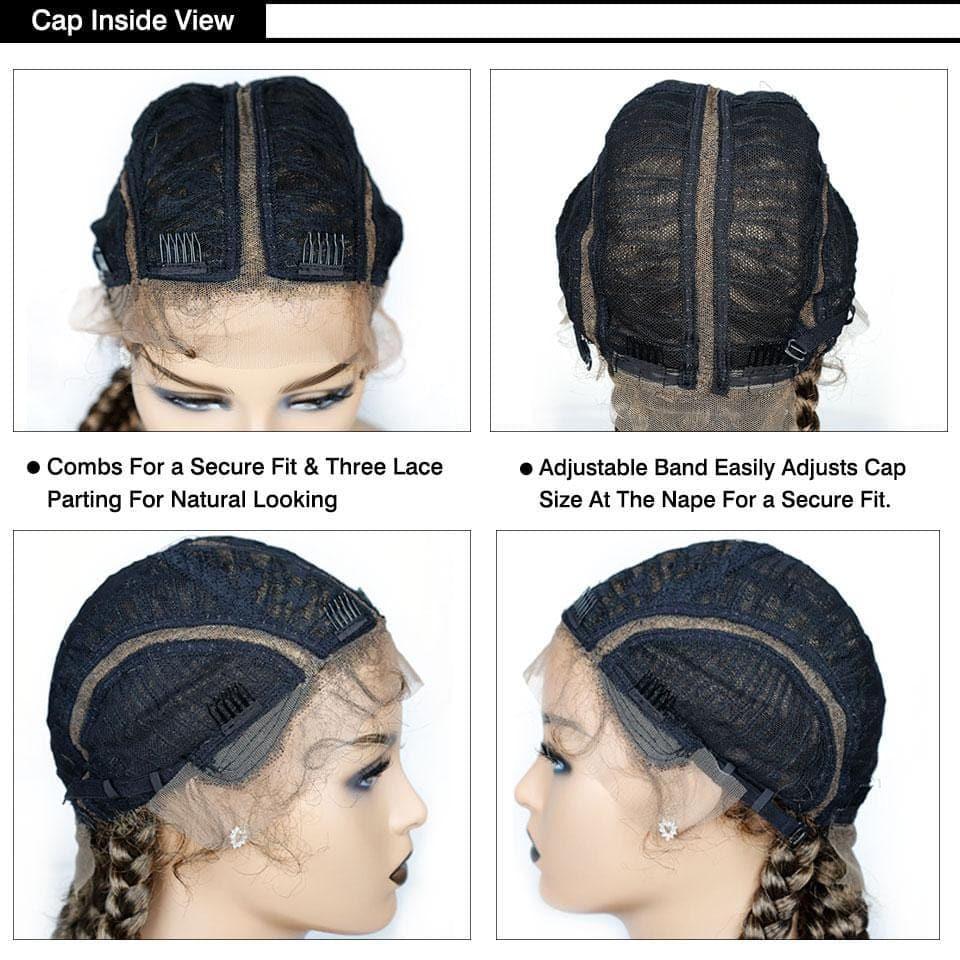 BAISI Achetez 2 perruques minimum au prix d'usine fournisseur NATTES DE 30 POUCES EN 100% Cheveux synthétiques (Pas Besoins De Code)