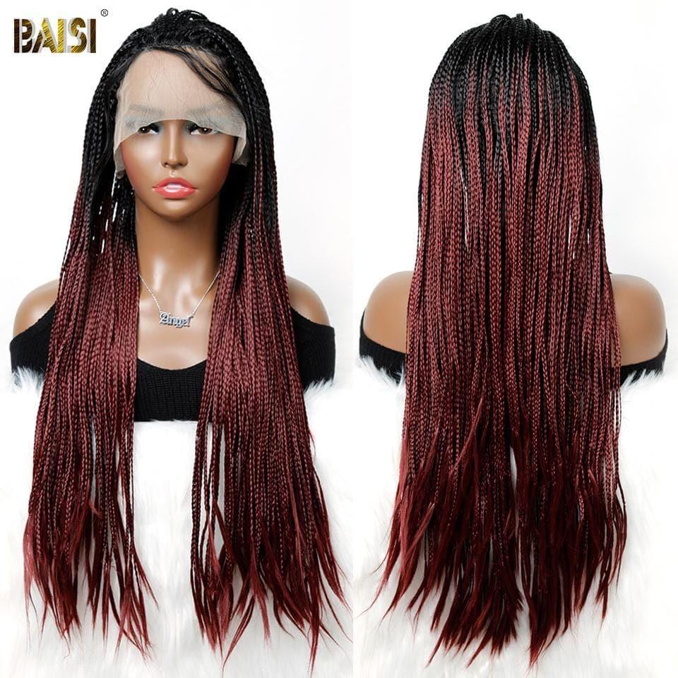 BAISI Box Braide Natte Longue En Cheveux Synthetiques 26 pouces