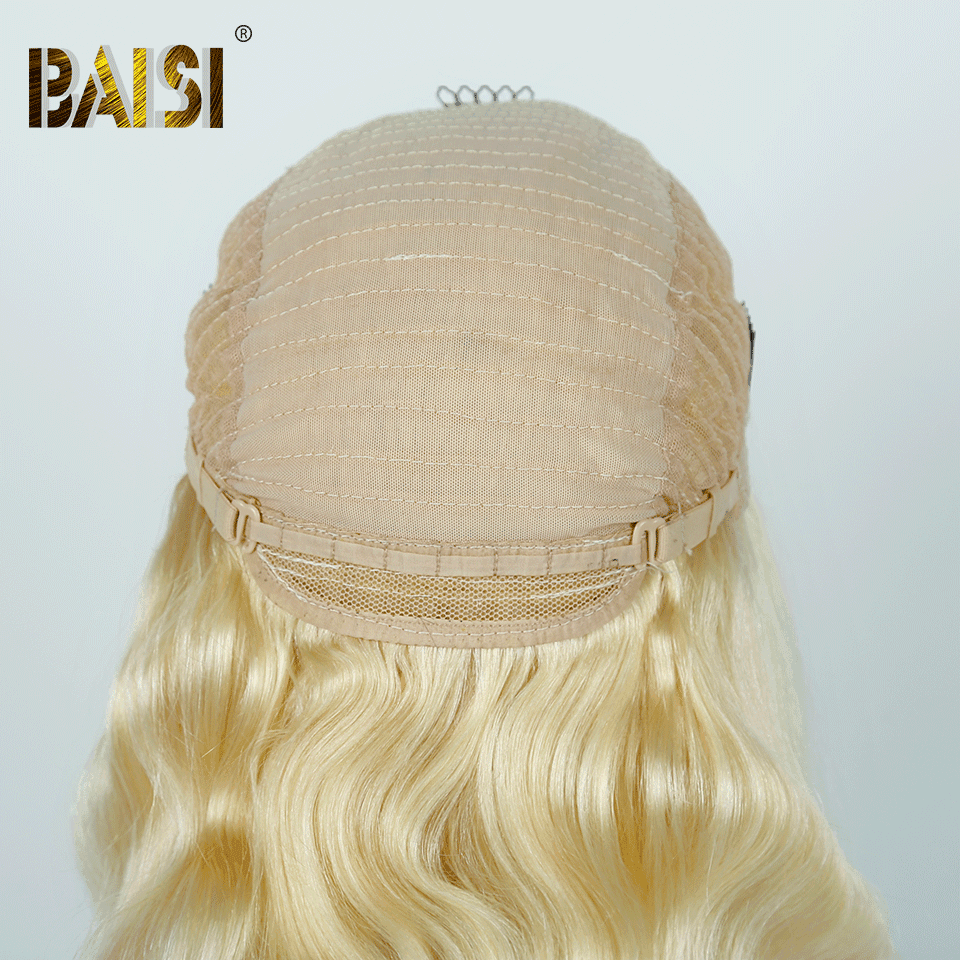BAISI Nr. 613 Farbe 4X4 Lace Closure Perücken Blonde 180% Dichte Body Wave&Smooth