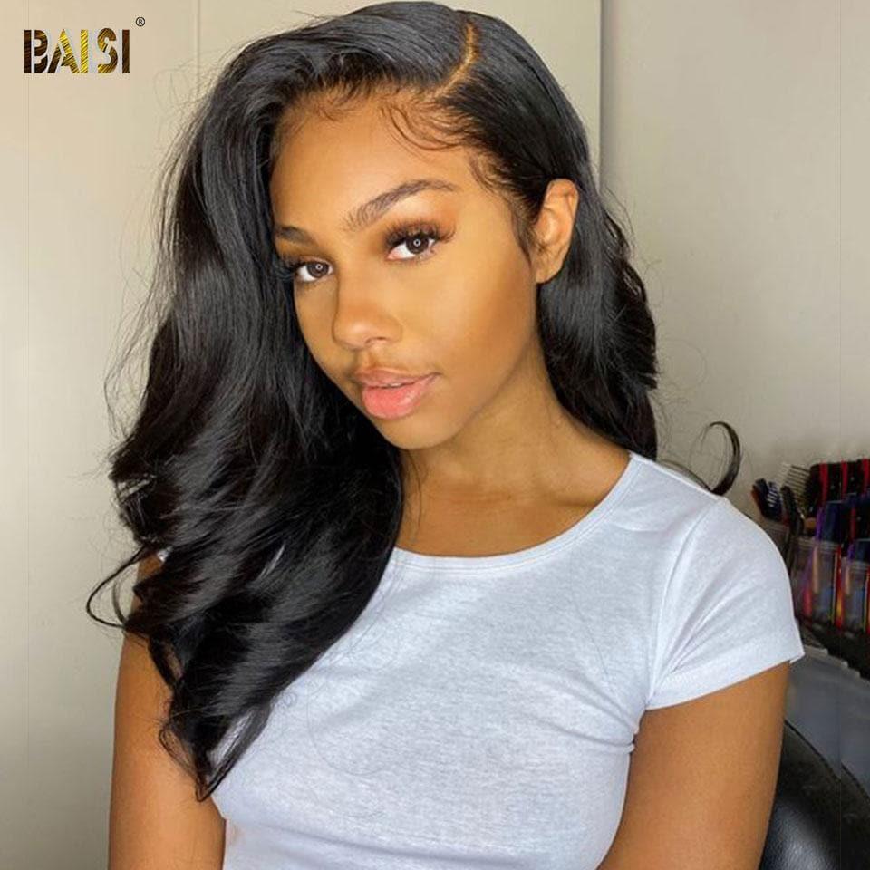 BAISI 10A Weave Com Fechamento/Frontal Em Grande Venda Onda Solta