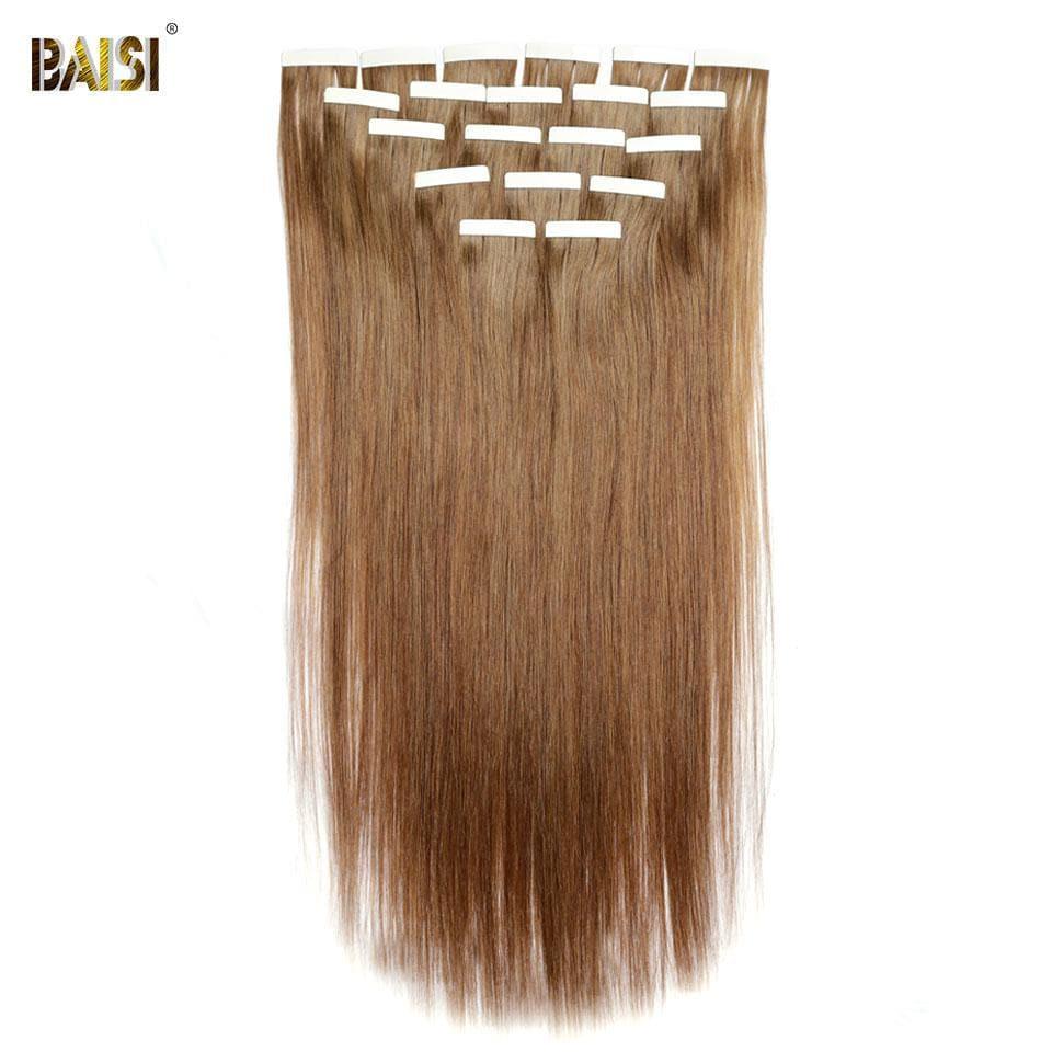 BAISI TAPE HAIR #8 en cabello 100% humano 20 piezas y 100G por lote