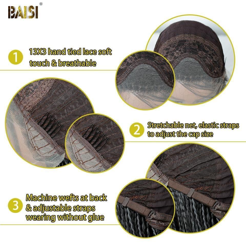 BAISI Box Braide Natte Longue En Cheveux Synthetiques 26 pouces