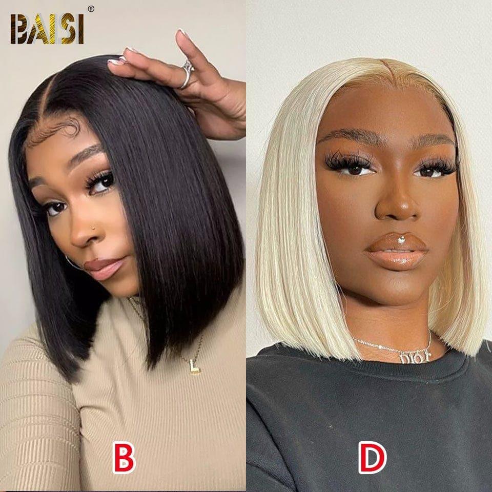 BAISI 4x4 lace closure lisse 10 pouces 76€ ou Perruque Conbinée A Prix Abordable 319€ Pour Quatre Perruques Lot 2 VIP100