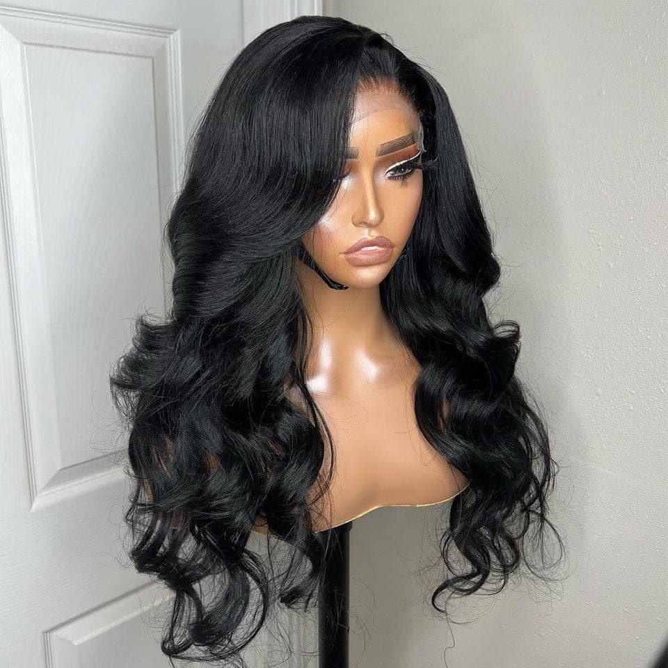 BAISI vendita flash 3 Acconciature 149€ 4X4 Liscio 10 Pollici e 13X4 Liscio 4/27# 6 Pollici e pixie NERO o 4 parrucche 13x4 Lace Frontal in 100% capelli umani veri 500 euro