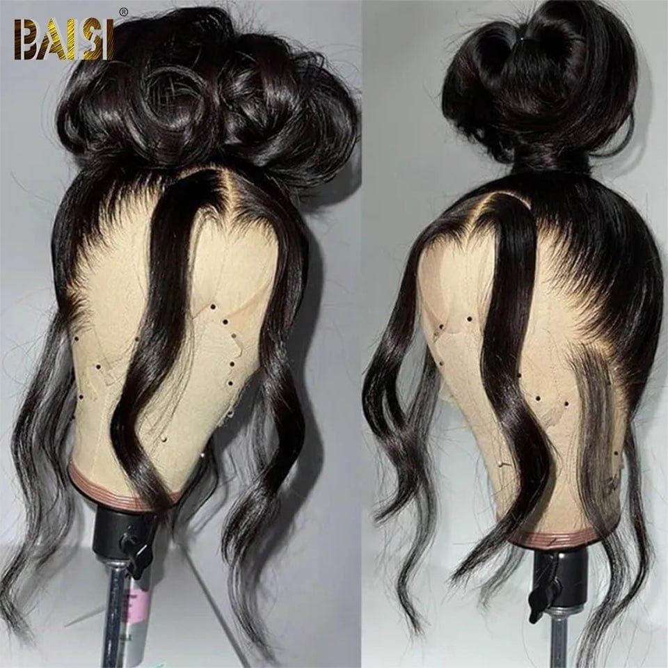 BAISI HAIR FR Body Wave 13X4 Lace Frontal Wig 360 Lace Wig 250% Haardichte 100% Echthaar