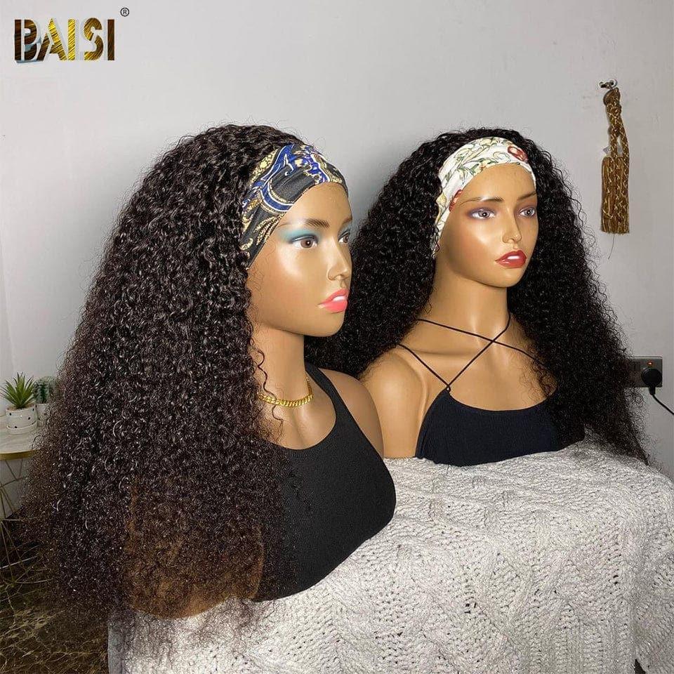 BAISI Perruque Bandeau Frisée Curly Fabriquée A La Machine 12 pouce 69€ 100% Cheveux humains