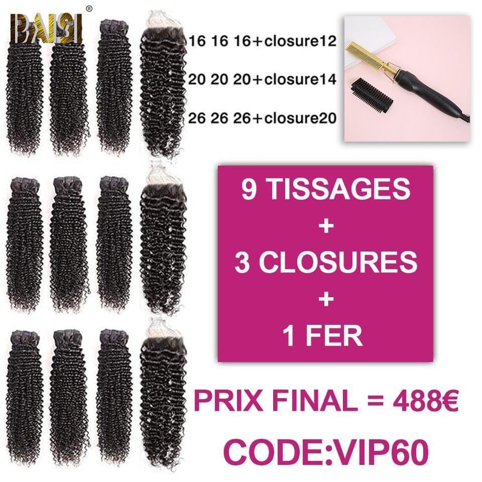 BAISI NEUF TISSAGES PLUS TROIS CLSOURES