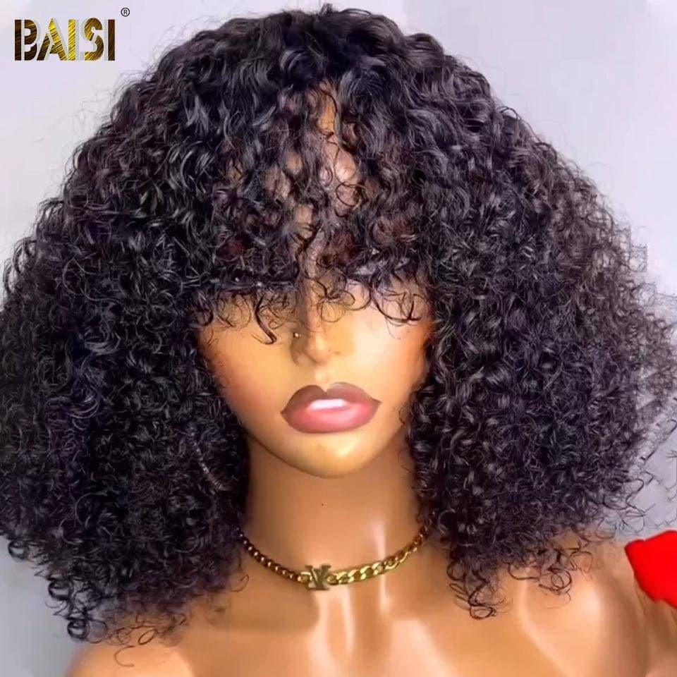 BAISI PERRUQUE BOB DEEP WAVE 12 POUCE 115€ COUPE CHINOISE SANS LACE  AVEC FRANGE C