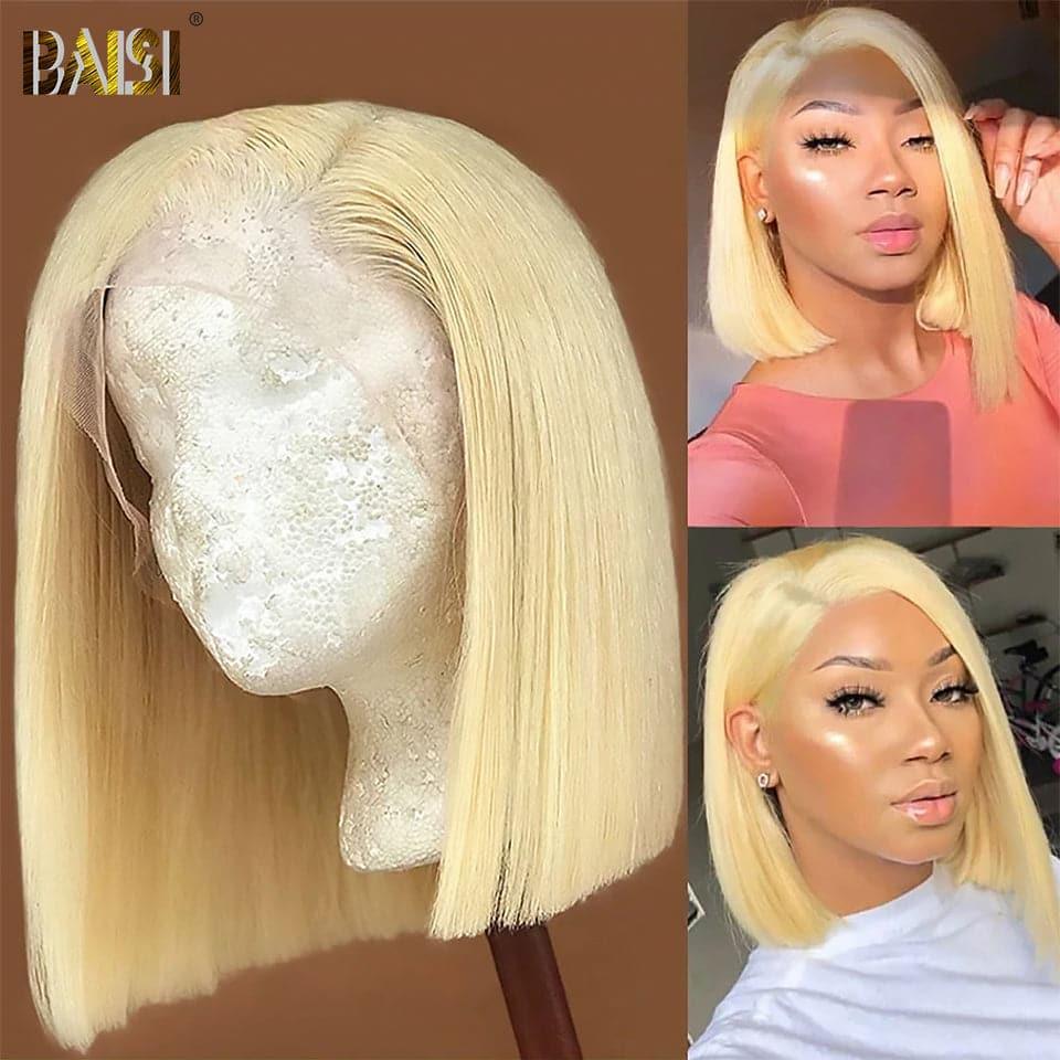 BAISI Lace Frontal Colored Square Wig
