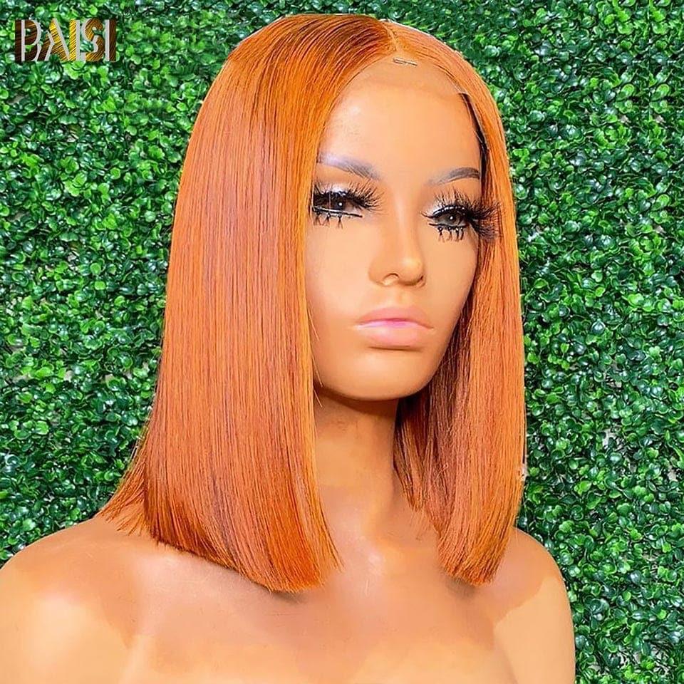 BAISI Lace Frontal Colored Square Wig