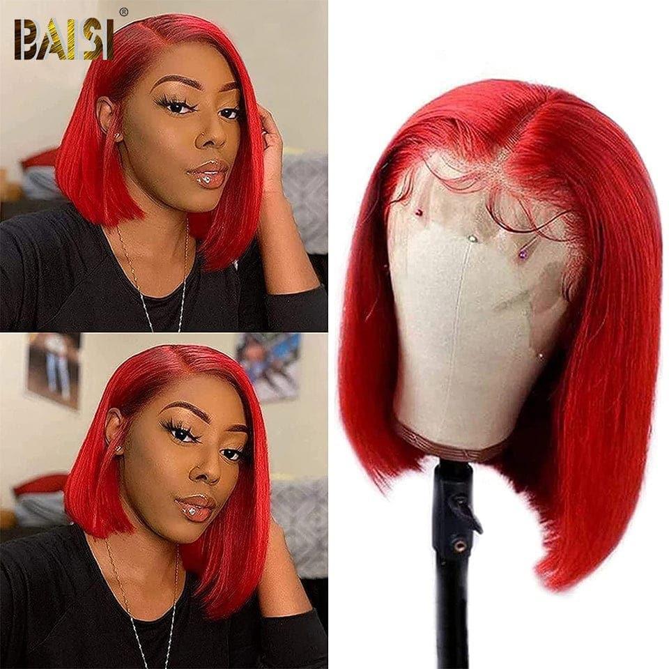BAISI Lace Frontal Colored Square Wig