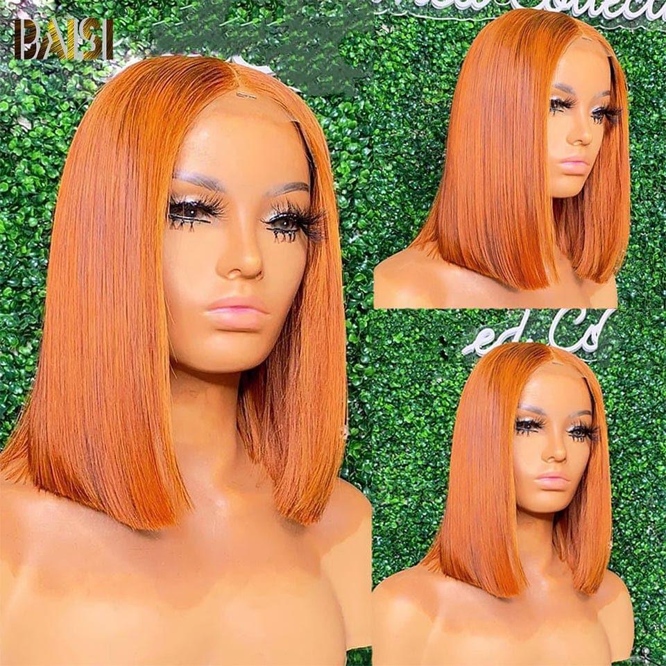 BAISI Lace Frontal Colored Square Wig