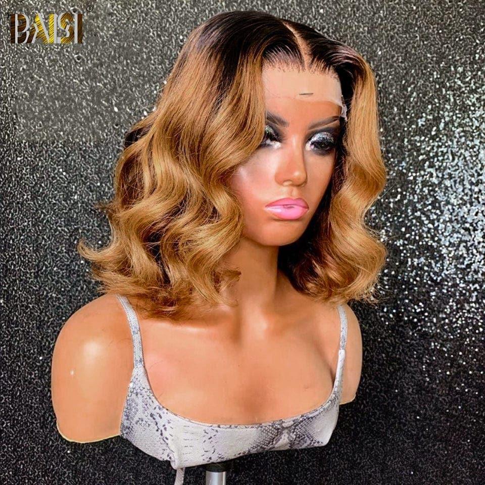 Parrucca frontale in pizzo BAISI SUNSHINE B 13x4 con onda sciolta colore # 1B # 33