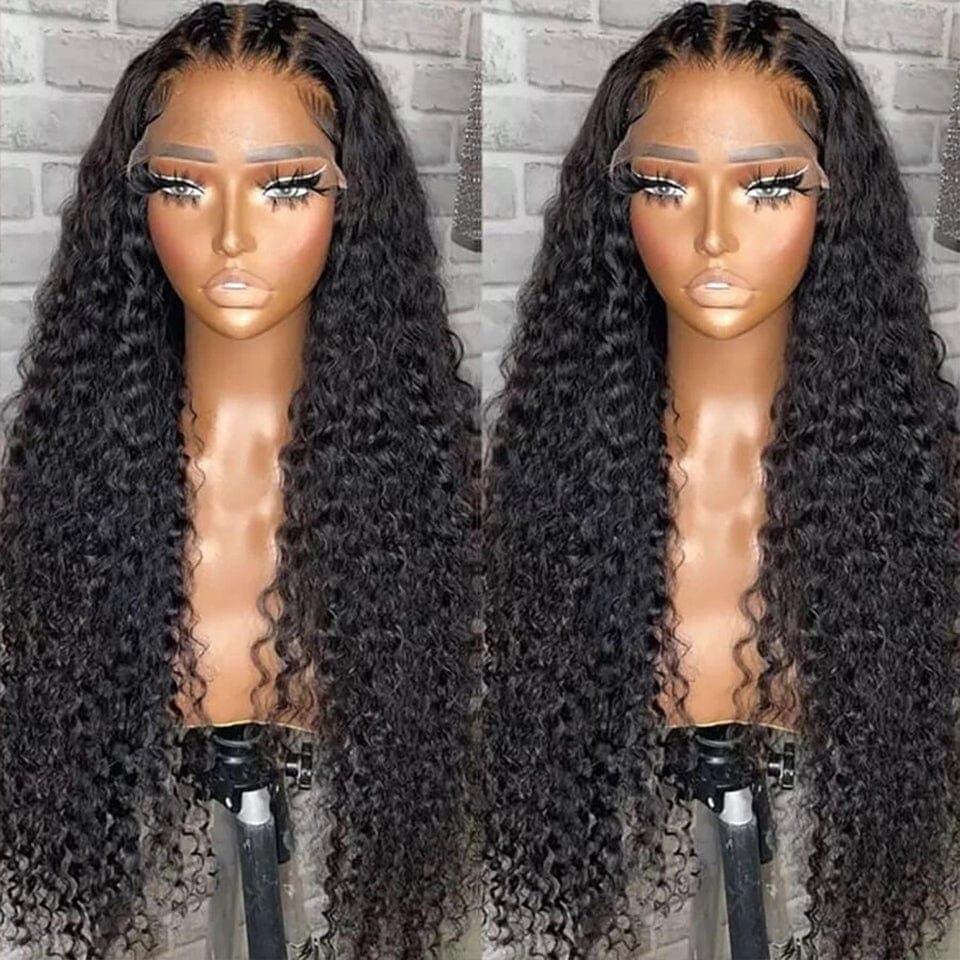 BAISI Achetez 2 perruques minimum au prix d'usine fournisseur 4X4 closure perruque trop longue Deep wave en 100% cheveux humains