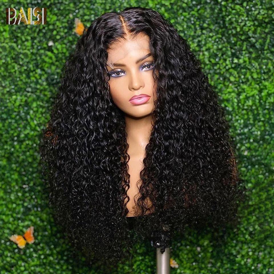 BAISI BLACK FRIDAY PROMO 4x4 Closure Human Hair Wig For Black Women