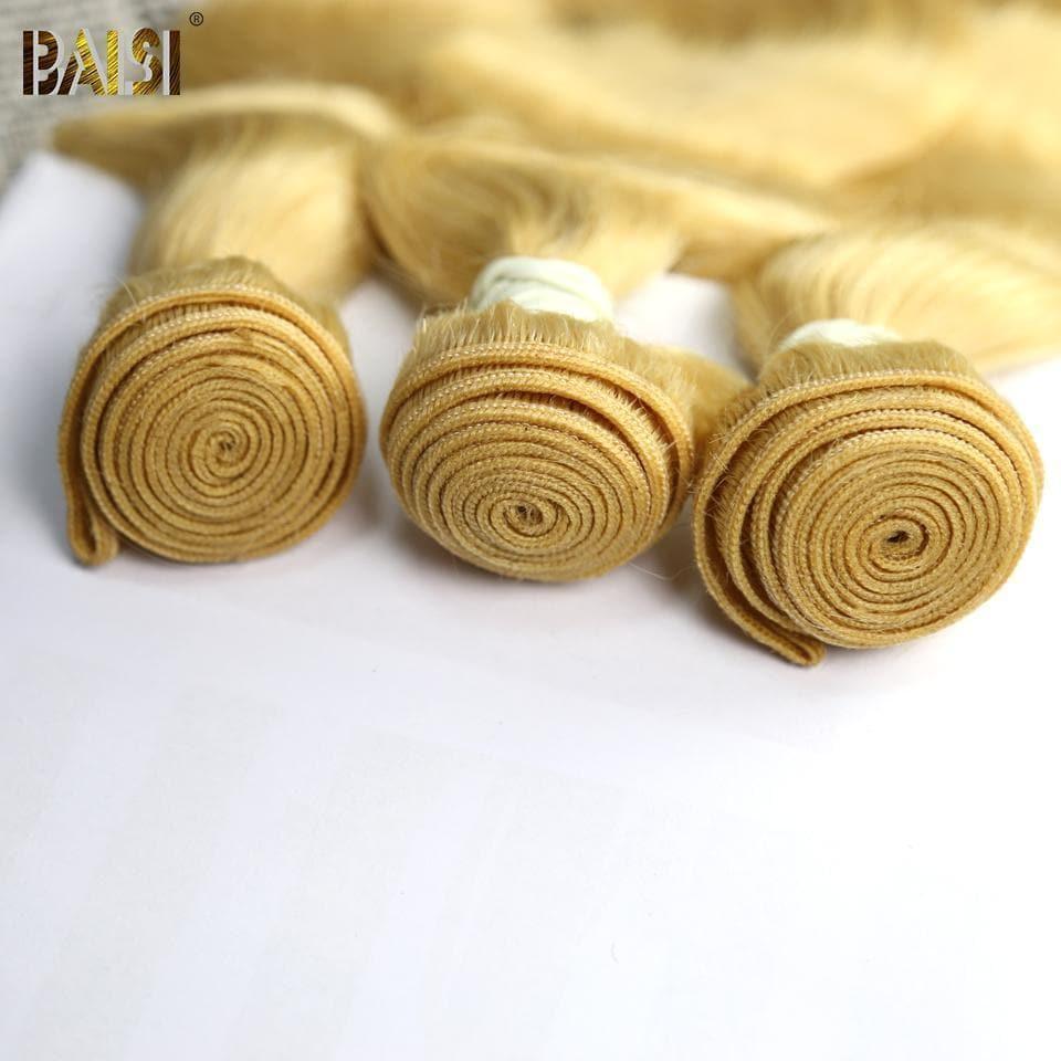 BAISI 12A REIZVOLLES LANGES 100% MENSCHLICHES HAAR, DAS 613# BLONDE Körper-Welle webt