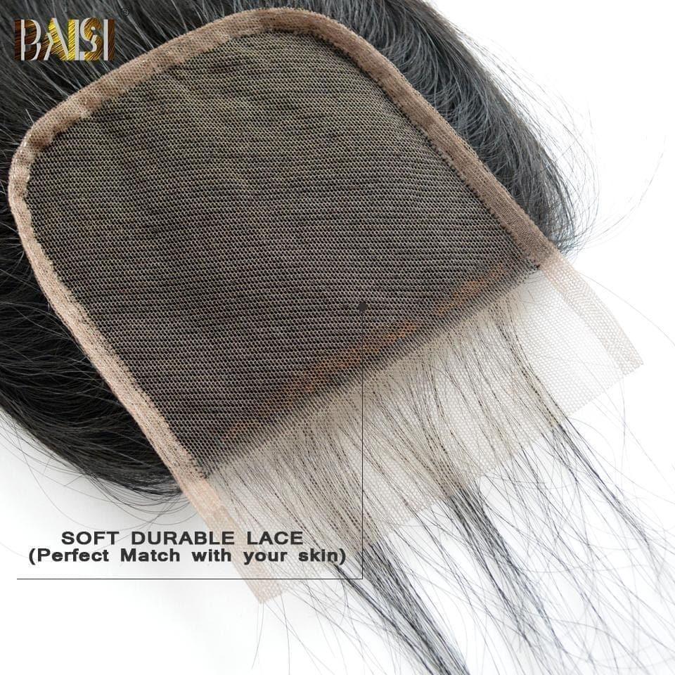 BAISI 8A 100% Virgin Hair Straight Lace Closure 4x4/ 5x5, Silk Based Closure 4x4 - Baisi Hair