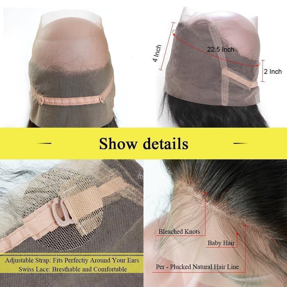 BAISI 8A 100% Virgin Hair Water Wave 360 Band - Baisi Hair