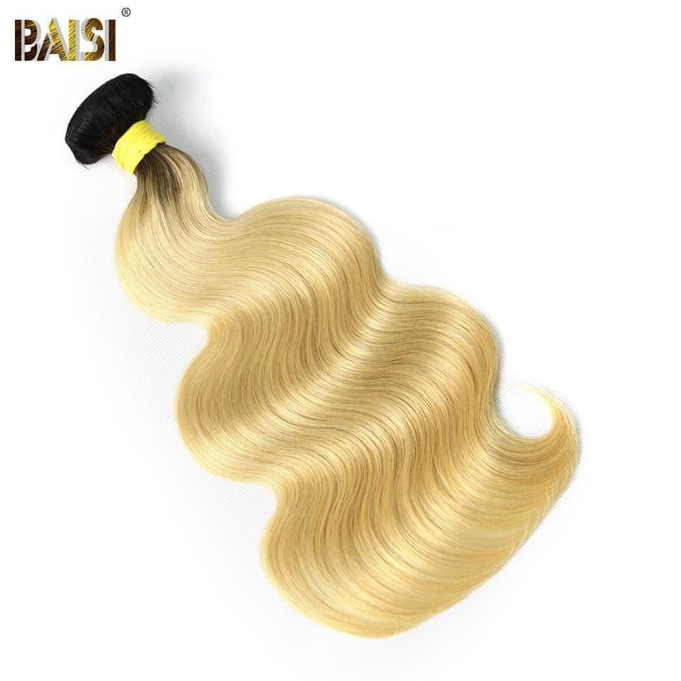 BAISI 12A Weave 1B#613 In 100% Human Hair Body Wave