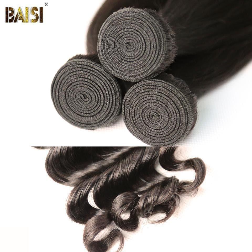 BAISI 12A Natural Wave Virgin Hair Weave