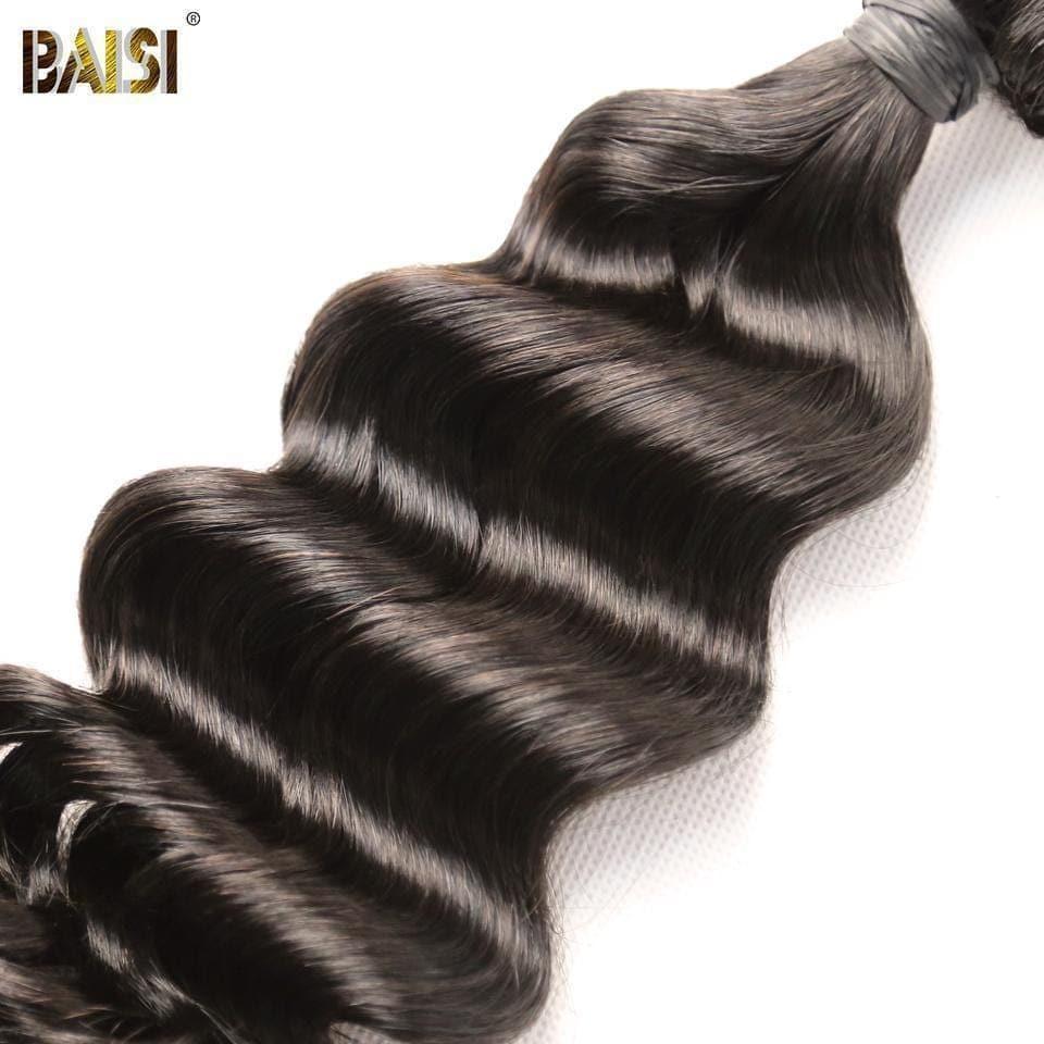 BAISI 12A Natural Wave Virgin Hair Weave
