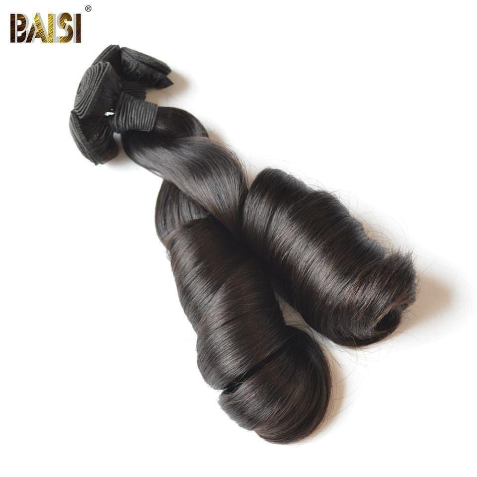 BAISI 7A Hair Weave Brazilian Virgin Funmi Hair Egg Curl